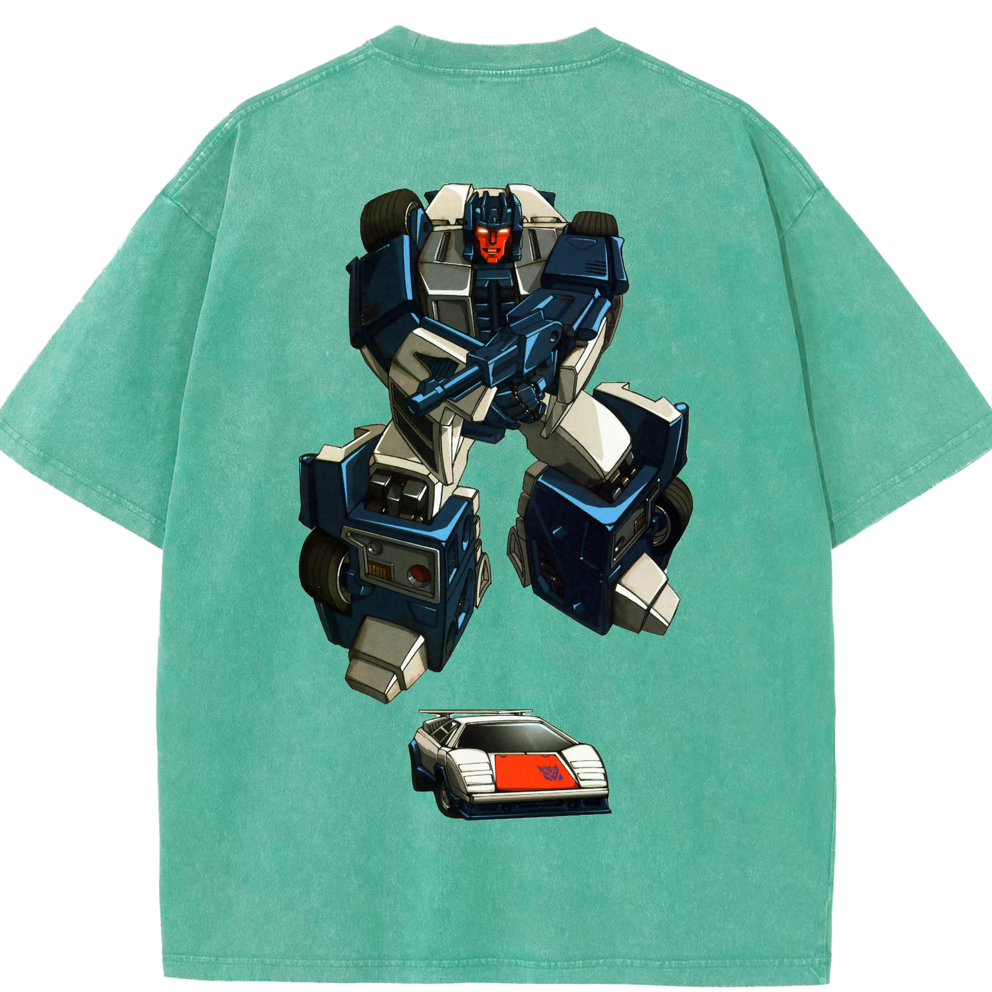 （画像用）  綿100% ヴィンテージ風 半袖Tシャツ（背面プリント）